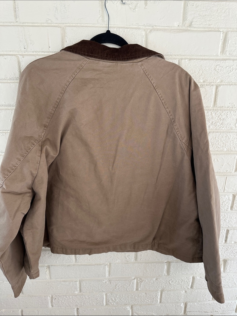 NWT Hunter Oversized Barn Chore Utility Jacket XL Casual Tan Chocolate Brown - Picture 7 of 9